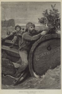 Kerstversieringen, Kerstochtend door Alfred Edward Emslie